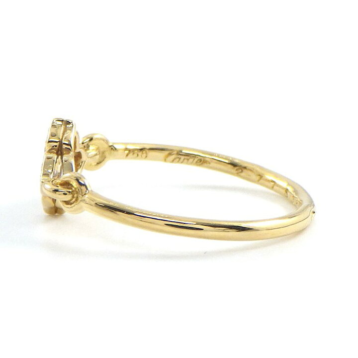 楽天市場】カルティエ Cartier リング ヒンドゥ ロータス スイレン 4 