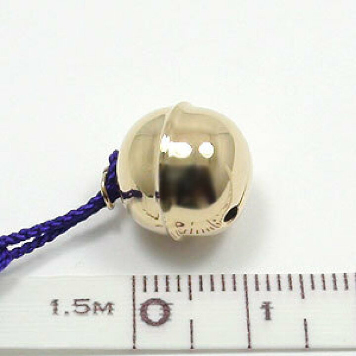 楽天市場】18金 キーホルダー すず 大すず 根付 K18 鈴 携帯ストラップ  