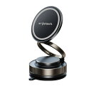 【U-POWER公式】スマホホルダー 車 ナノゲル吸着×真空吸盤 W固定構造 magsafe対応 360度回転 N55磁石 片手操作 iPhon…