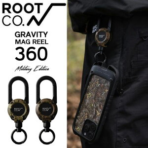 ROOT CO. GRAVITY MAG REEL 360 (MILITARY EDITION)�J���r�i �X�}�z iPhone �������� �A�E�g�h�A �L�����v �o�R �������