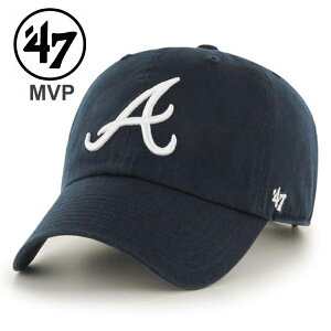 47 tH[eB[Zu Braves f47 CLEAN UP Navy Lbv Y fB[X 싅 W[ u[uX x[X{[Lbv Xq cap v[g Mtg a [Lbv CO s uh