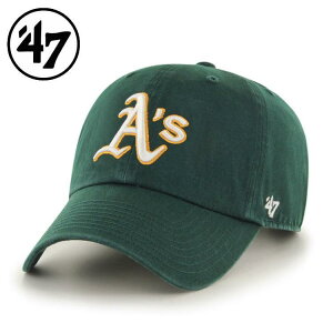 47 �t�H�[�e�B�[�Z�u�� Athletics �f47 CLEAN UP Dark Green �A�X���`�b�N�X ��ԃL���b�v cap �N���[���i�b�v �싅 �x�[�X�{�[�� �����Y ���f�B�[�X ���j�Z�b�N�X �u�����h �X�q ������� �M�t�g �v��