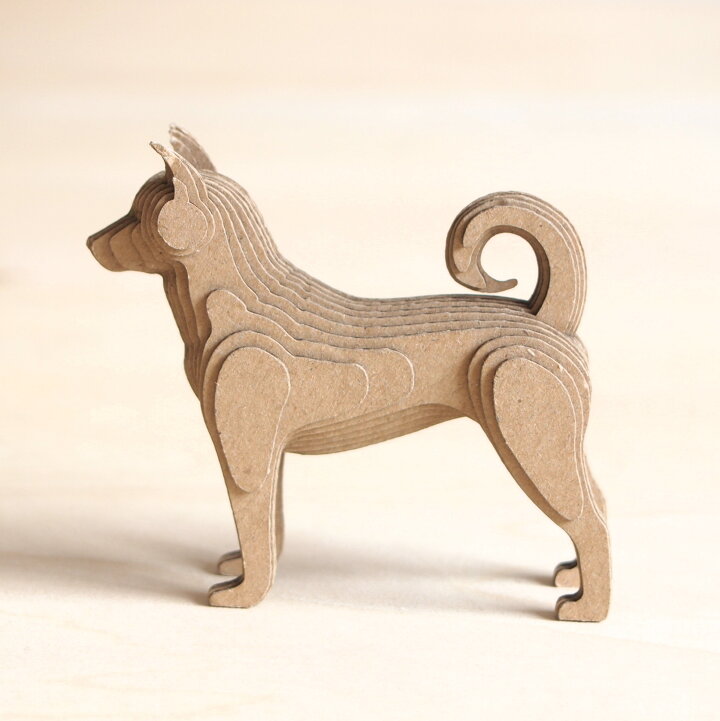 楽天市場】ダンボール 工作キット シバ犬 親子で作る 夏休み工作キット 