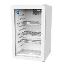 JCM 卓上型冷蔵ショーケース JCMS-66 冷蔵 冷蔵庫 保冷庫 ショーケース 62L 幅425×奥行500×高さ712mm ノンフロン 結露対策 一年保証 【代引き不可】