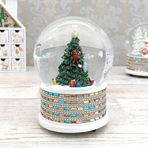 ジュエルスノードームオルゴール ツリー 010662【ハルモニア スノードーム オルゴール お洒落 おしゃれ クリスマス装飾 クリスマス飾り クリスマスデコレーション アンティーク 母の日 父の