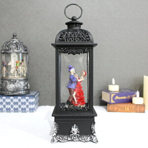 リキッドLEDランタンオルゴール ハロウィンスケルトン 10942【ハルモニア スノードーム お洒落 おしゃれ ハロウィン装飾 ハロウィン飾り ハロウィンデコレーション アンティーク バレンタイ