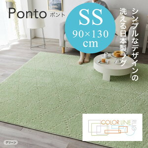 COLOR LINE ���O�V���[�Y ���O �|���g ponto SS�T�C�Y 90x130 �X�~�m�G