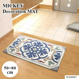 �yStandard Collection�zMICKEY / Decoration MAT �~�b�L�[ / �f�R���[�V�����}�b�g DMM-4066 50×80 �X�~�m�G