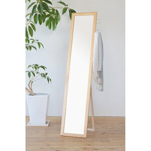 フック付スタンドミラー SEN-021【鏡 かがみ 姿見 スタイリッシュ モダン スリム 永井興産】