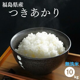 【母の日プレゼント企画開催中！】無洗米 10kg 送料無料 福島県産つきあかり 10kg(5kg×2袋) 令和5年産【あす楽対応】【お米マイスターイチオシ商品】米 お米 精米 米 10kg お米 10kg 脱酸素剤入りでお届け　長期保存向け【沖縄・離島 別途送料+1100円】