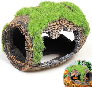 水槽 隠れ家 ウーパールーパー メダカ 魚 エビ隠れ家 苔むしたワイン樽 水槽 レイアウト アクアリウム 水槽 オブジェ 小さい オーナメント 水槽 装飾 小型 置物 飾り 玩具 水槽 オブジェ キャ