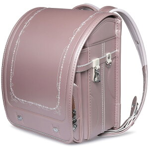 【Coulomb】送料無料/型落ち クーロンランドセル ネックレスモデル A4 7年保証 7日返品保証 おまけ付 特典付き おしゃれ 女の子 軽量 黒 オシャレ 軽い リボンレース刺繍 ツヤありパール生地 ワ