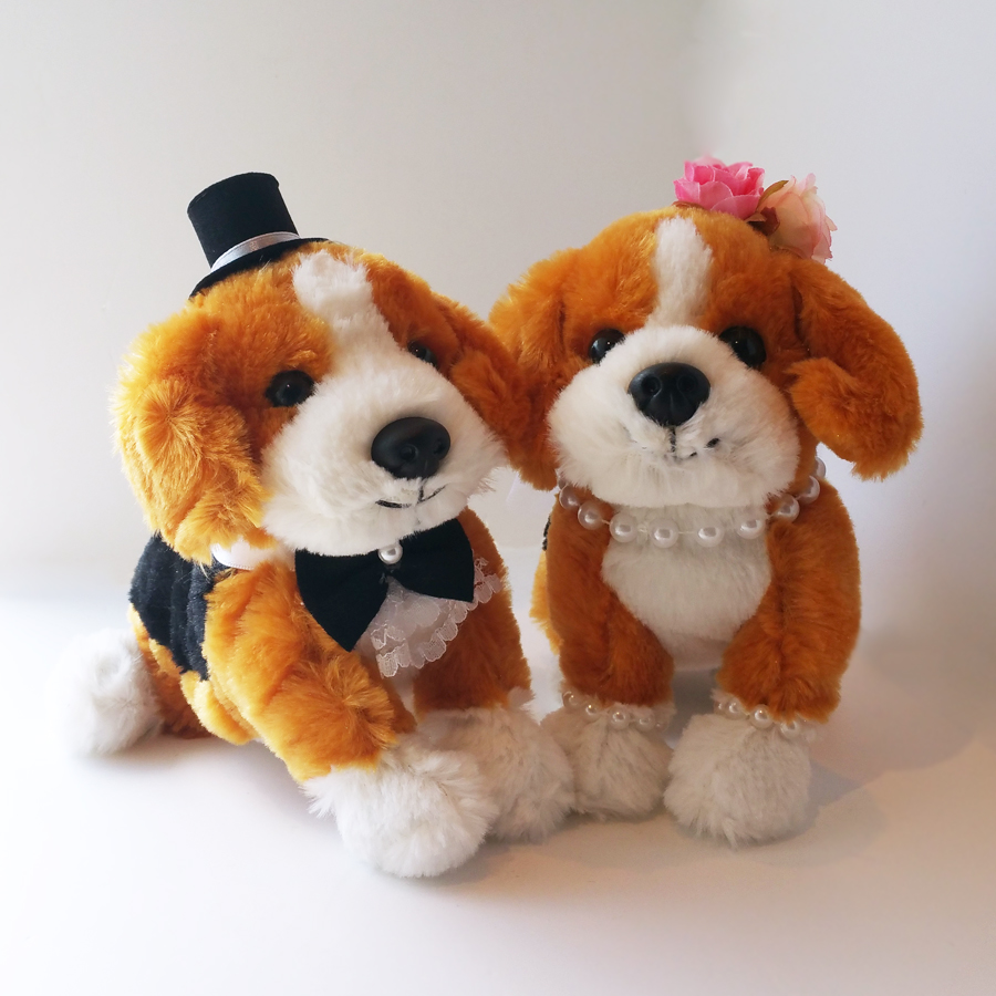 ウエルカムドール ウエディング 人形 高砂 フォトブース 結婚のお祝い 受付装飾に ウェルカムドール 犬