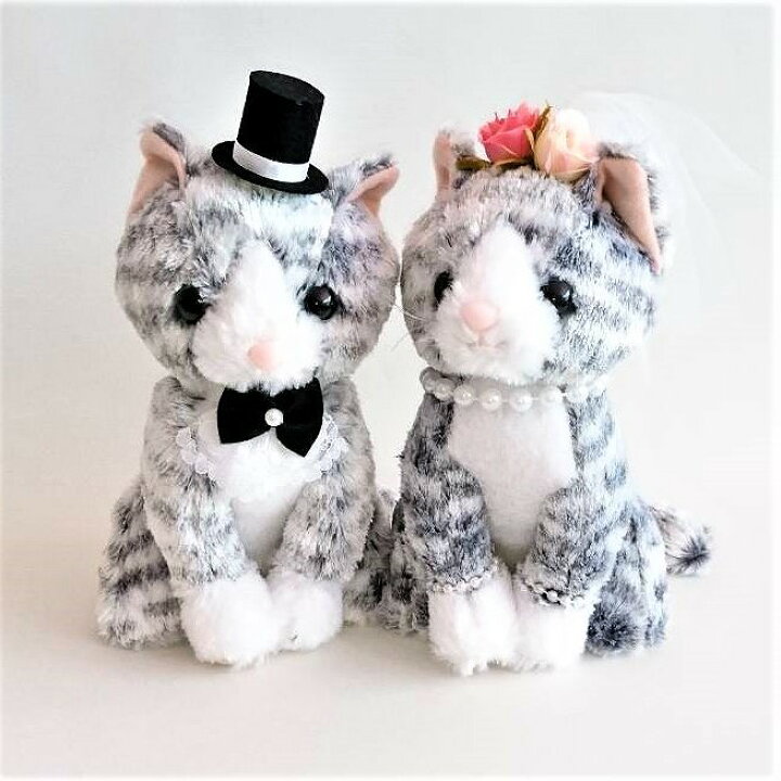 楽天市場 ウェルカムドール ウェディングドール 結婚式 ぬいぐるみ ねこ ペア サバトラ 高砂 受付 ドリンクスペース フォトブース 結婚祝い J Dコーポレーション 楽天市場 ウェルカムドール ウェディングドール 結婚式 ぬいぐるみ ねこ ペア サバトラ 高砂 受付 ドリンクスペース フォトブース 結婚祝い J Dコーポレーション