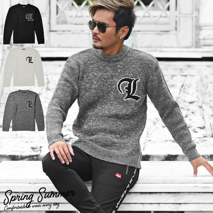 楽天市場 ビッグ ロゴ ワッペン リブ ニット メンズファッション 代 30代 40代 秋冬 かっこいい おしゃれニット スポーティー 22春夏新作 メンズ通販burn Ones Bridges