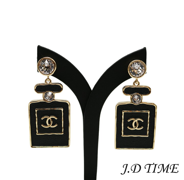 楽天市場】CHANEL【シャネル】 香水モチーフ CCピアス異素材ミックス 