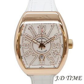 【SALE限定価格】 FRANCK MULLER【フランクミュラー】 ヴァンガード V45SCDT 5NBCPG ホワイト文字盤【USED】