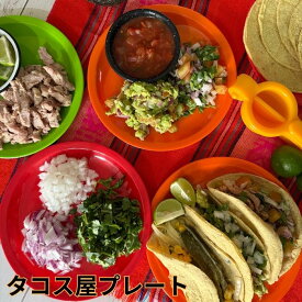 タコス屋プレート メキシコ タコス 皿 プラスチック皿