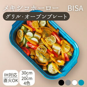 お皿　ホーロー　おしゃれ　BISA オーブン皿 グリル グラタン皿 皿　キャンプ ホーロー 琺瑯 メキシコ