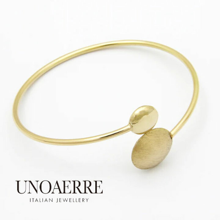 楽天市場】ウノアエレ UNOAERRE バングル ブレスレット 丸 円 750 K18 