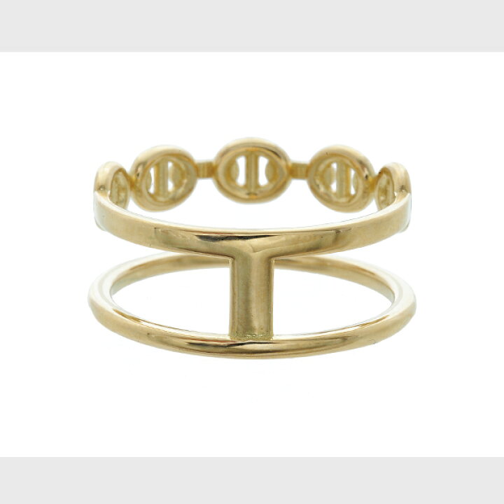 楽天市場】ウノアエレ K18 リング 指輪 マリンチェーン アンカー  