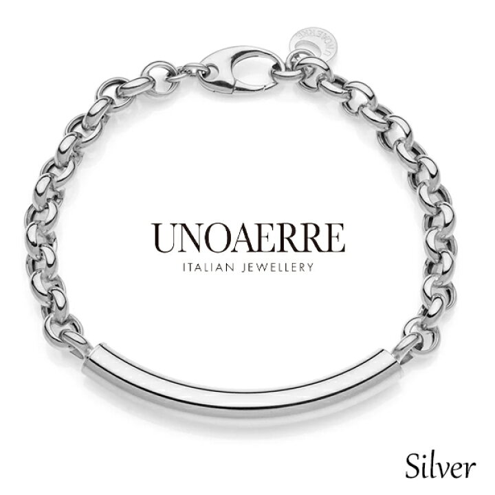 楽天市場】ウノアエレ【UNOAERRE】ブレスレット シルバー 19cm 925 
