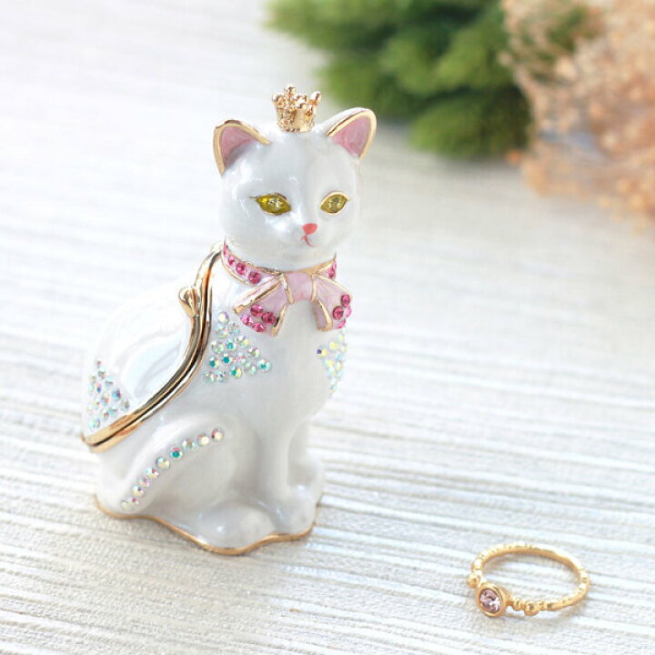 楽天市場】クラウンキャット 王冠 猫 ネコ サクラ 招き猫 ジュエリー 