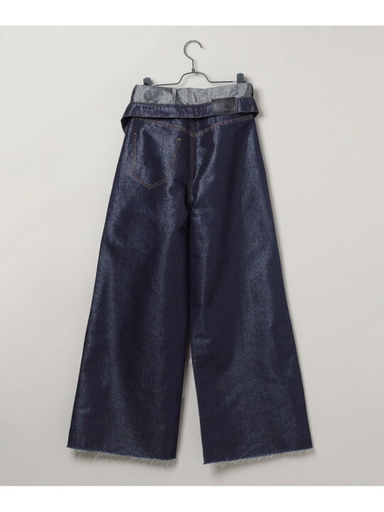 楽天市場】【SALE／20%OFF】グロッシーデニムワイドパンツ JEANASIS 