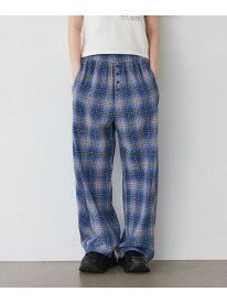 【SALE／40%OFF】パジャマチェックイージーパンツ JEANASIS ジーナシス パンツ その他のパンツ ブラック ブルー【RBA_E】【送料無料】[Rakuten Fashion]