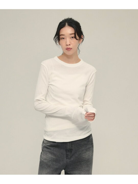 楽天市場】【SALE／26%OFF】Sheer Fit Rib Pullover LS eL ジーナシス 