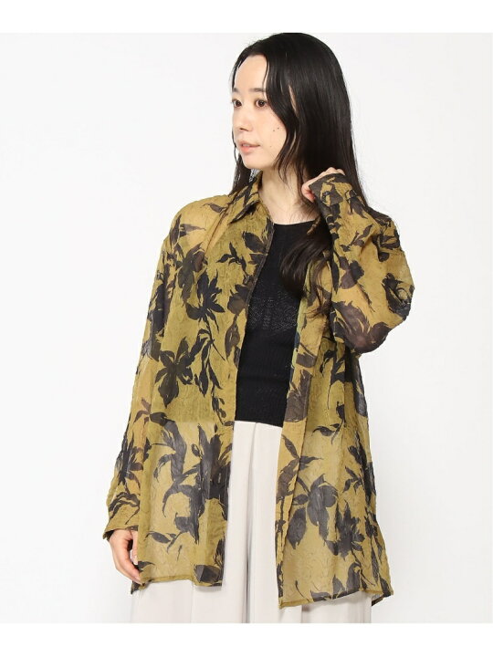 楽天市場】【SALE／21%OFF】(W)BフラワーエンボスシアーSH JEANASIS 