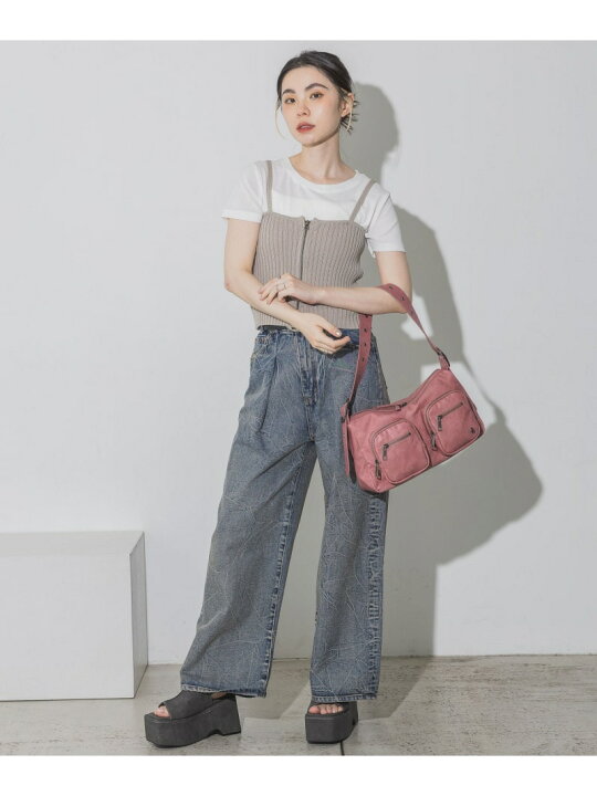 楽天市場】WポケットショルダーBAG JEANASIS ジーナシス バッグ 新品未 