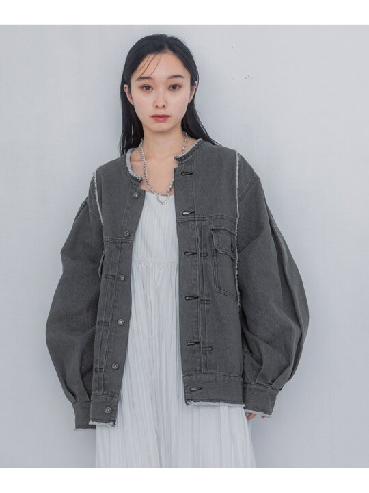 楽天市場】【SALE／50%OFF】リメイクノーカラーGジャン JEANASIS 