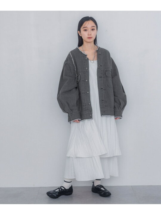 楽天市場】【SALE／50%OFF】リメイクノーカラーGジャン JEANASIS 