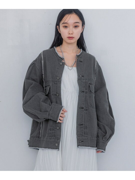 楽天市場】【SALE／50%OFF】リメイクノーカラーGジャン JEANASIS 
