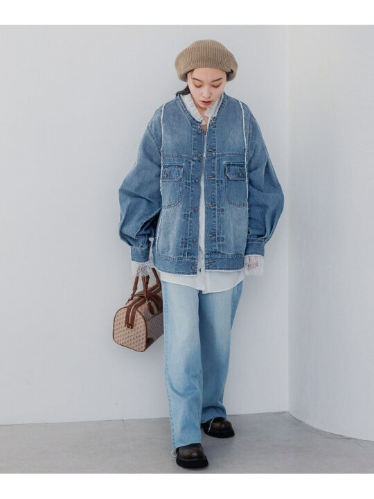 楽天市場】【SALE／50%OFF】リメイクノーカラーGジャン JEANASIS 