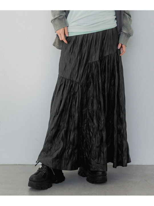 楽天市場】【SALE／20%OFF】レザーライクプリーツスカート JEANASIS  