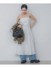 【SALE／50%OFF】ミモレコードキャミワンピース JEANASIS ジーナシス ワンピース・ドレス ワンピース ホワイト ブラック【RBA_E】【送料無料】[Rakuten Fashion]
