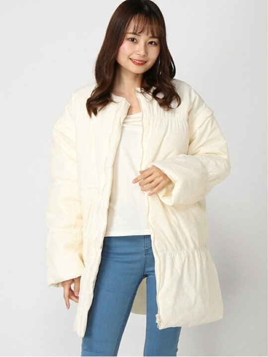 楽天市場】【SALE／55%OFF】(W)パファー2ウェイハーフコート JEANASIS 