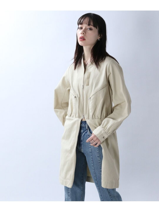 楽天市場】【SALE／50%OFF】ダックMA-1ワンピース JEANASIS ジーナシス 