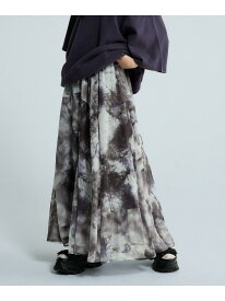 【SALE／54%OFF】【選べる着丈】フラワープリントフレアスカート JEANASIS ジーナシス スカート ロング・マキシスカート グレー レッド ブラック ホワイト【RBA_E】[Rakuten Fashion]