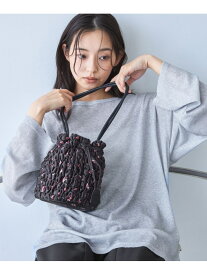 ハナガラシャーリングキンチャクBAG JEANASIS ジーナシス バッグ ショルダーバッグ ホワイト ブラック【先行予約】*【送料無料】[Rakuten Fashion]