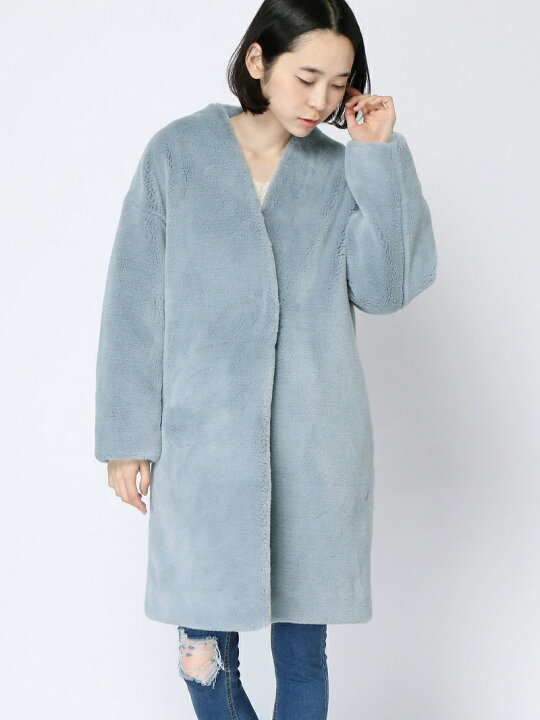 楽天市場】【SALE／31%OFF】ノーカラーコート JEANASIS ジーナシス  
