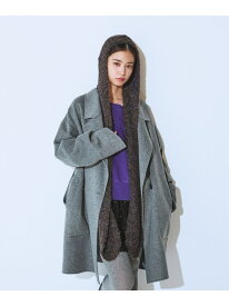 【SALE／40%OFF】ショートビーバーウールミドルコート JEANASIS ジーナシス ジャケット・アウター チェスターコート グレー ホワイト ブラック ブラウン【RBA_E】【送料無料】[Rakuten Fashion]