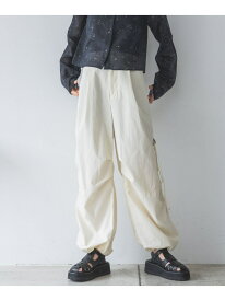 【SALE／49%OFF】サイドベルトカーゴパンツ JEANASIS ジーナシス パンツ その他のパンツ ブラック ホワイト カーキ【RBA_E】【送料無料】[Rakuten Fashion]