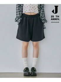 インディゴスウェットショートパンツ JEANASIS ジーナシス パンツ その他のパンツ ブルー ブラック【送料無料】[Rakuten Fashion]