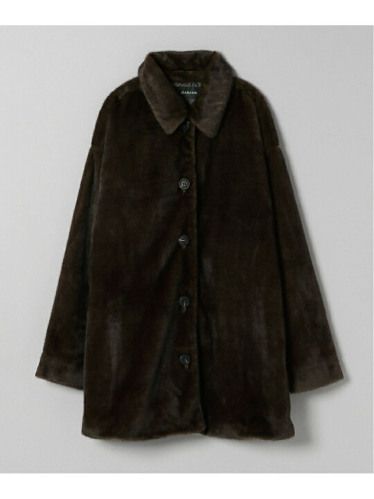 楽天市場】【SALE／36%OFF】ファーステンカラーコート JEANASIS  