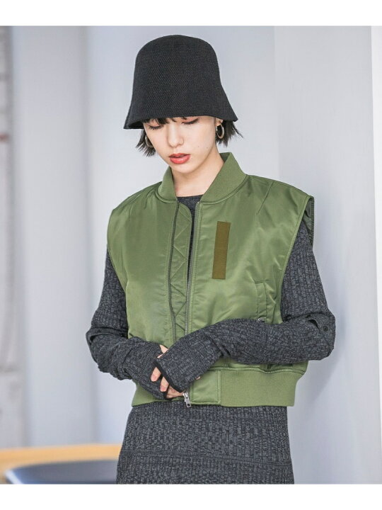 楽天市場】【SALE／45%OFF】(W)ショートMA1ベスト JEANASIS ジーナシス 