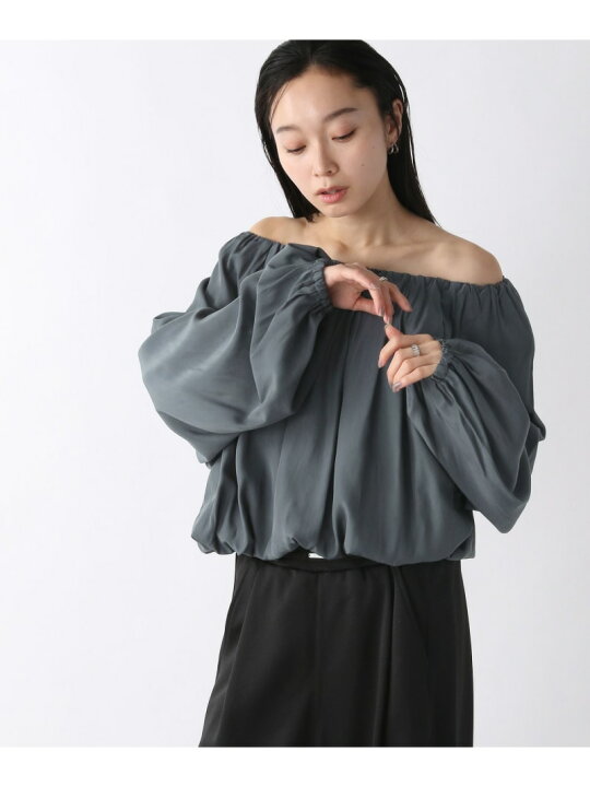 楽天市場】2WAYバルーンブラウス JEANASIS ジーナシス トップス シャツ 