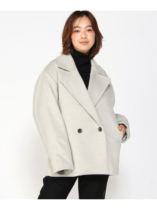楽天市場】【SALE／50%OFF】(W)BIGカラーWウールコート JEANASIS 